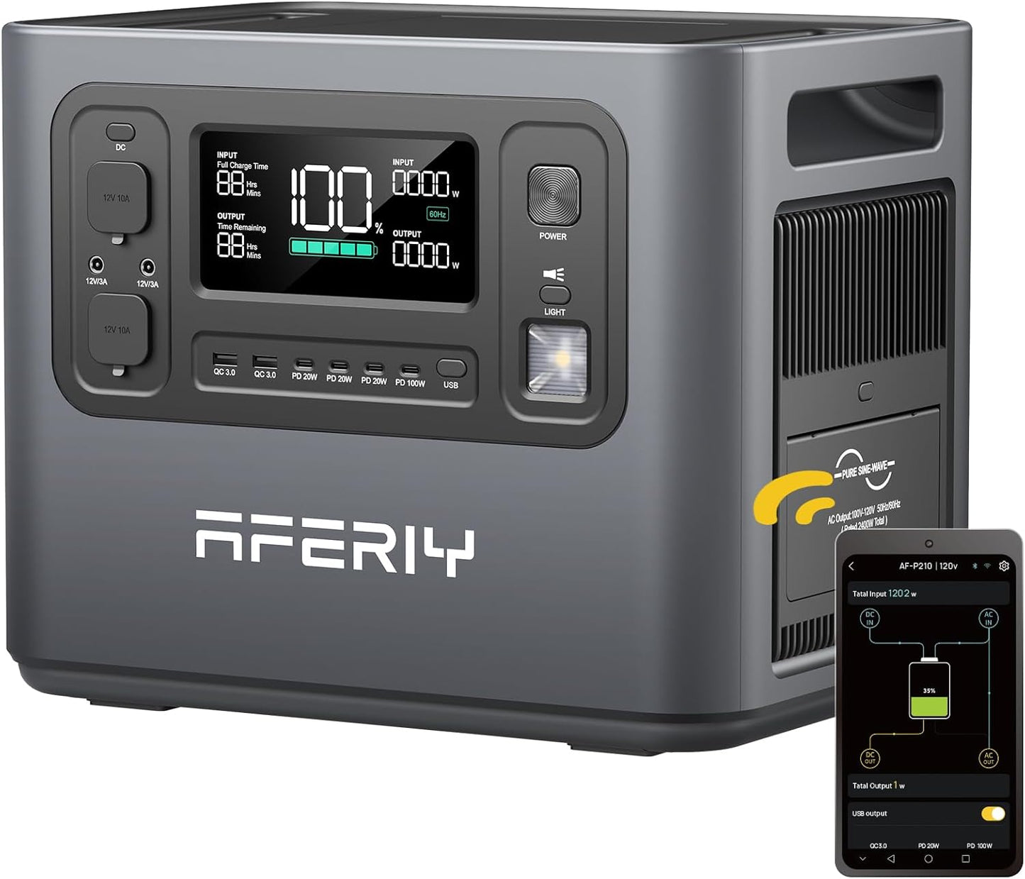 AFERIY 2400W Portable Power Station: Your Ultimate Power Solution for Home & Outdoors