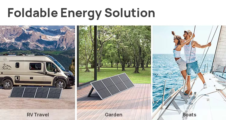 AFERIY 200W Portable Solar Panel - Power Your European Adventures