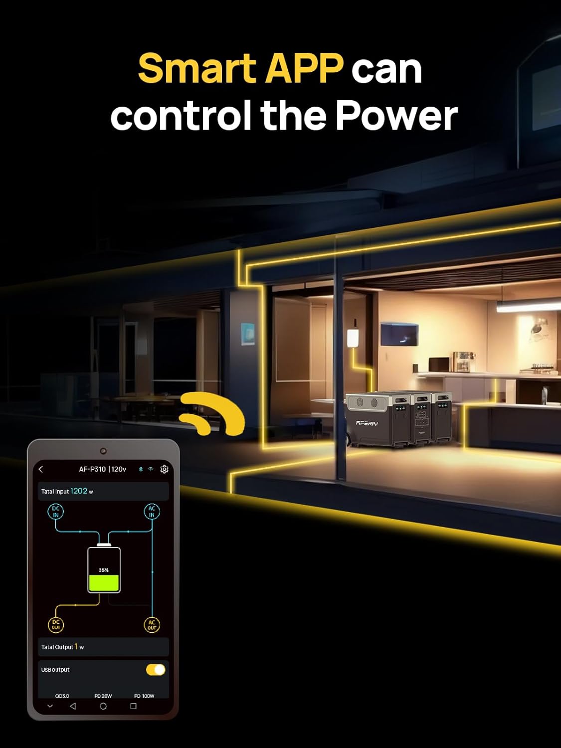 AFERIY AF-P310 3600W Portable Power Station: Uninterrupted Power for Every Adventure
