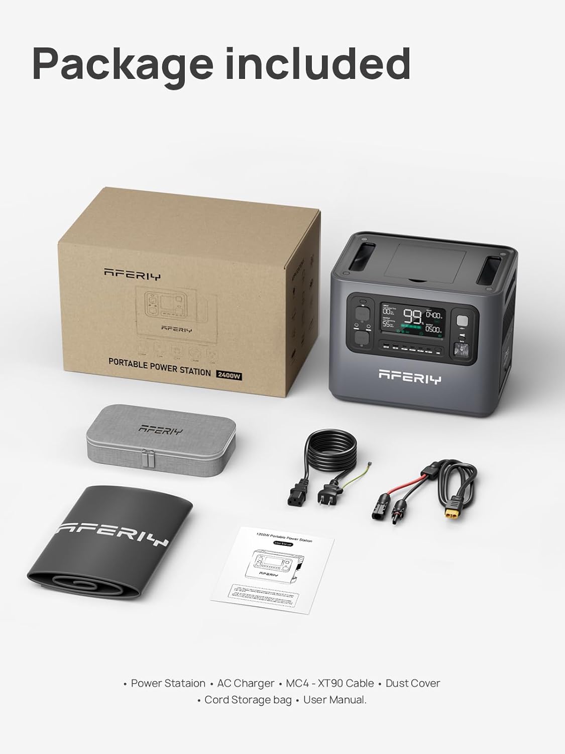 AFERIY 2400W Portable Power Station: Your Ultimate Power Solution for Home & Outdoors